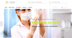 Desktop Screenshot of companhiadavacina.com.br
